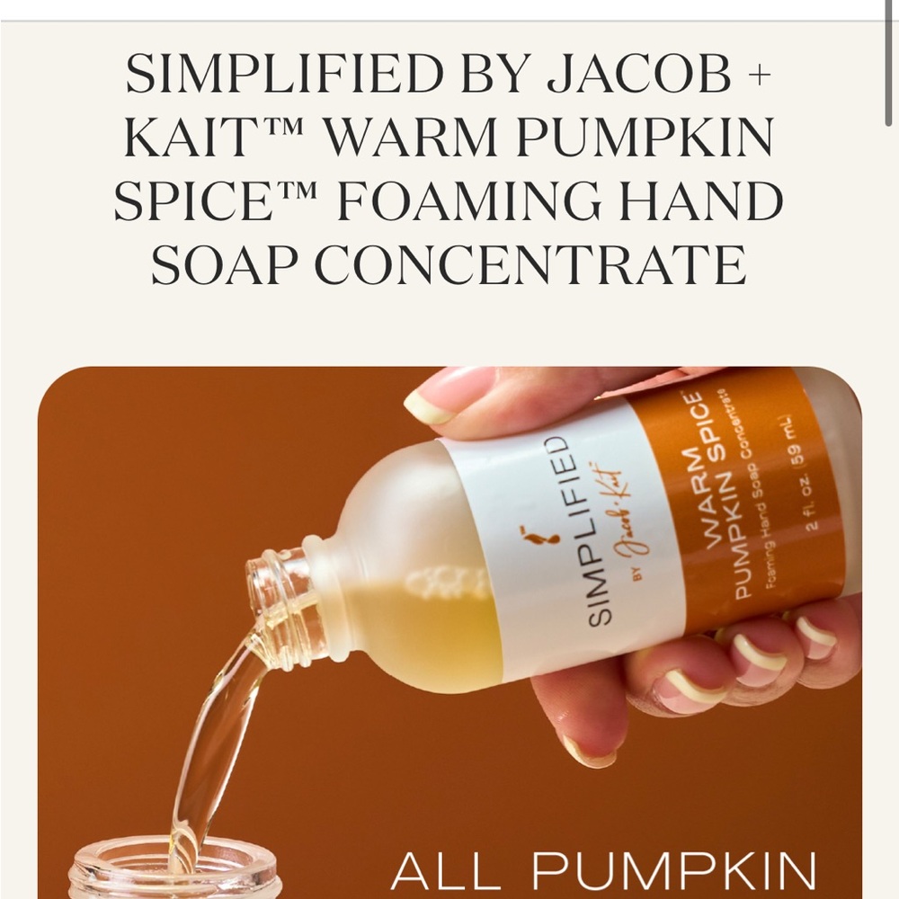 Young Living Warm Pumpkin Spice Foaming Hand Soap